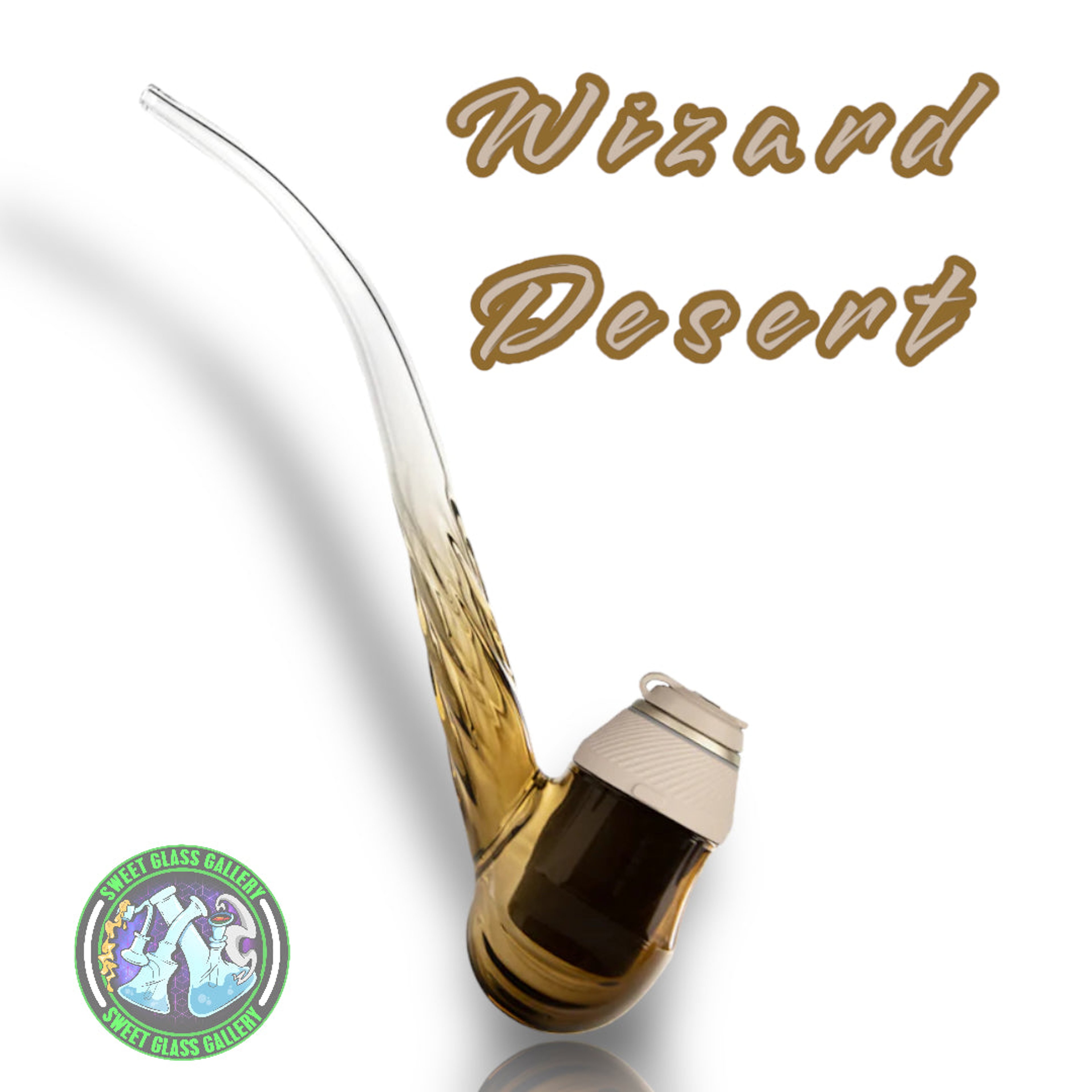 Puffco - Puffco Proxy Attachment - Wizard Pipe - Desert image 0