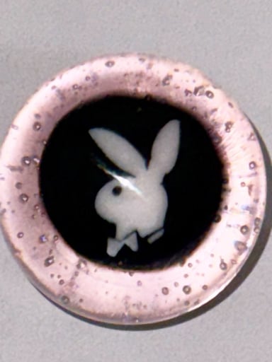Preview pic of Keys Glass Playboy Bunny Marble