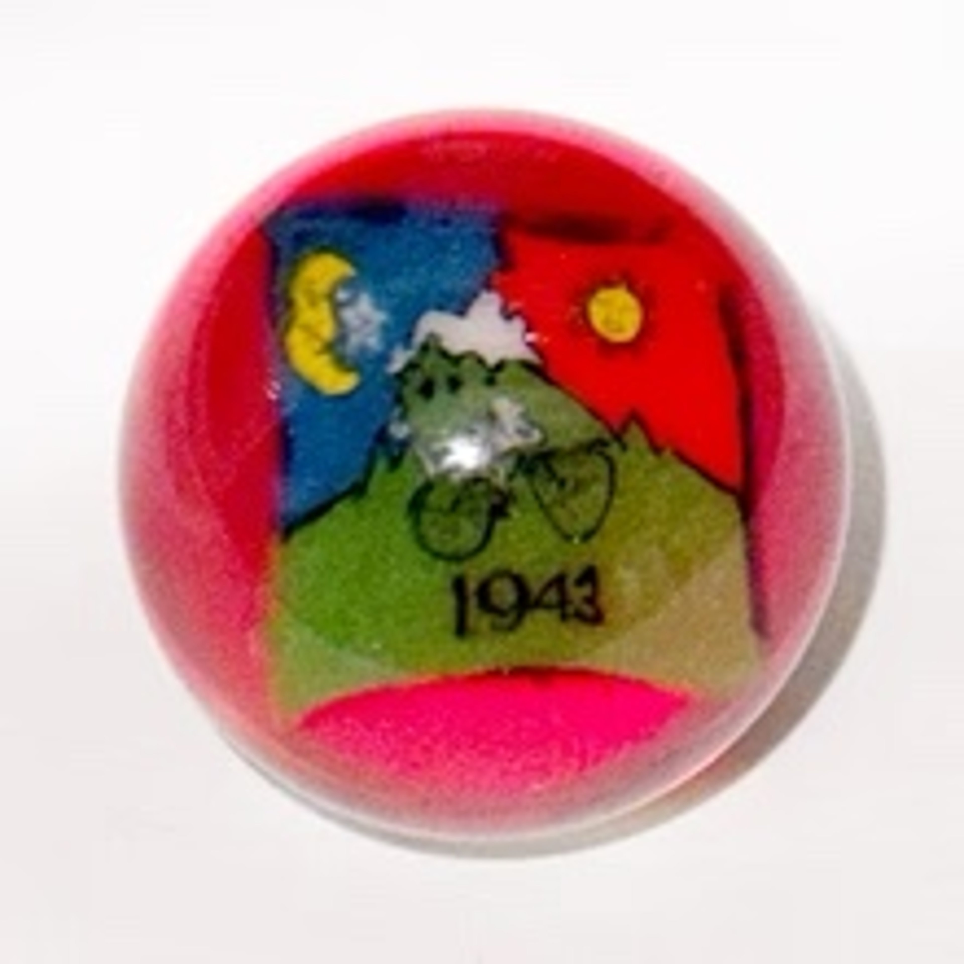 Preview pic of Keys Glass Bicycle Day Marble