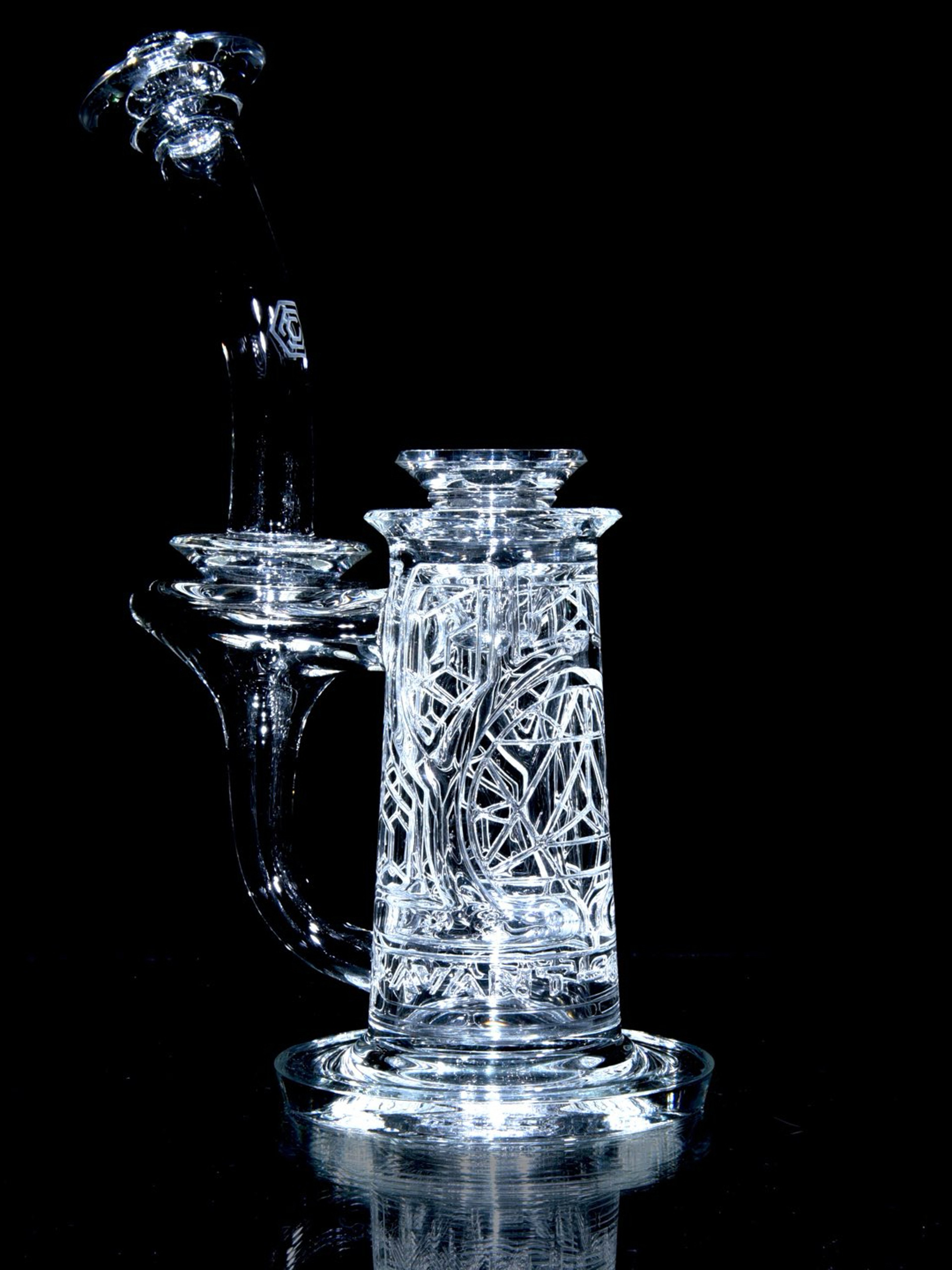 Avant Garde - F1 Full-size Sacred Geometry Double-Wall Channel Recycler #3 - 14mm Female image 0