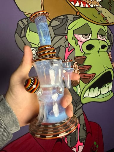 Preview pic of Dabberjaws & Happy Time Glass Collab