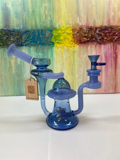 Preview pic of Cheech 7” Glass Tree Percolator Recycler Water Bong