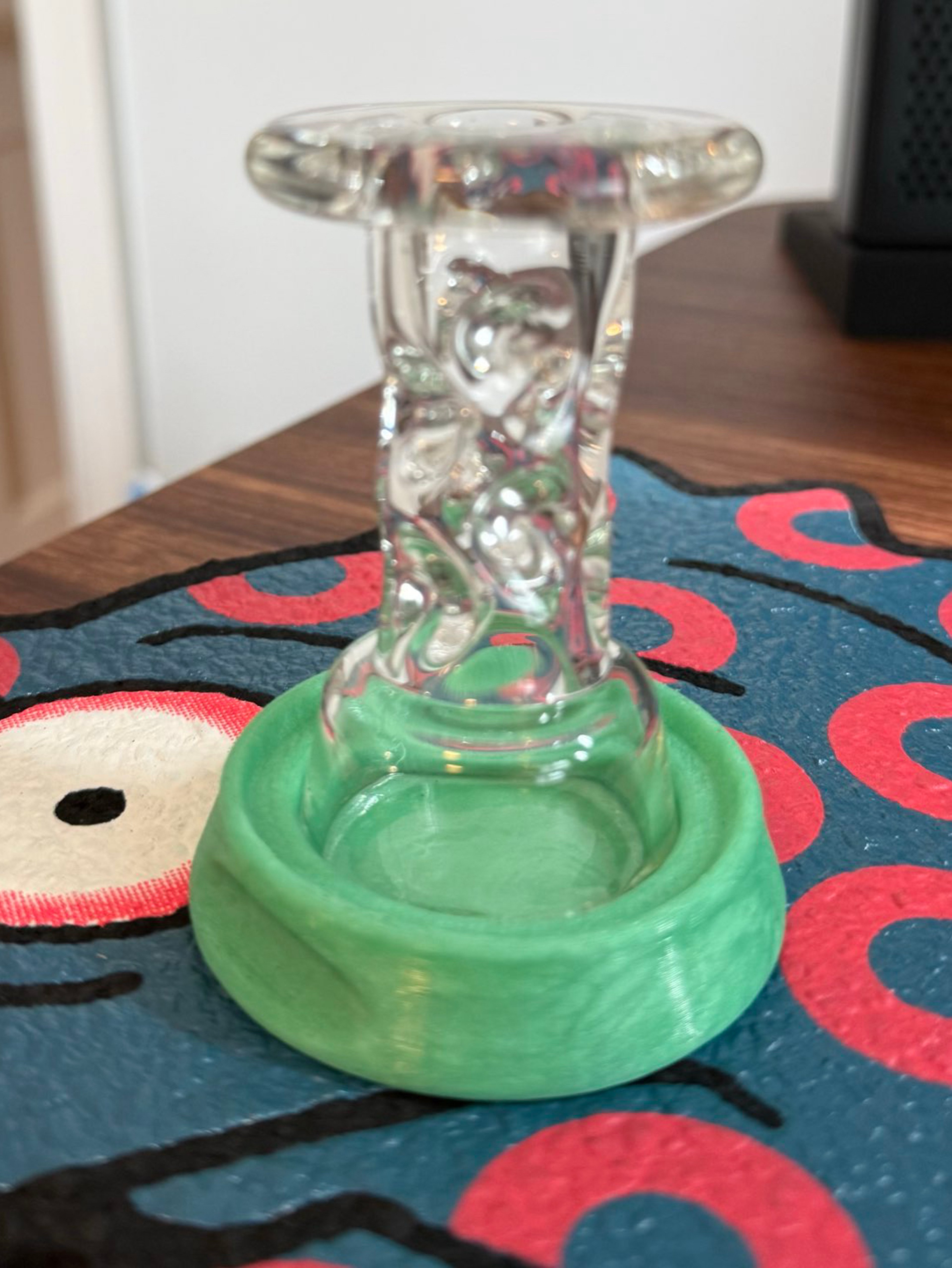 Preview pic of Durin Glass Cooling Tower Puffco Peak Dry Top Attachment