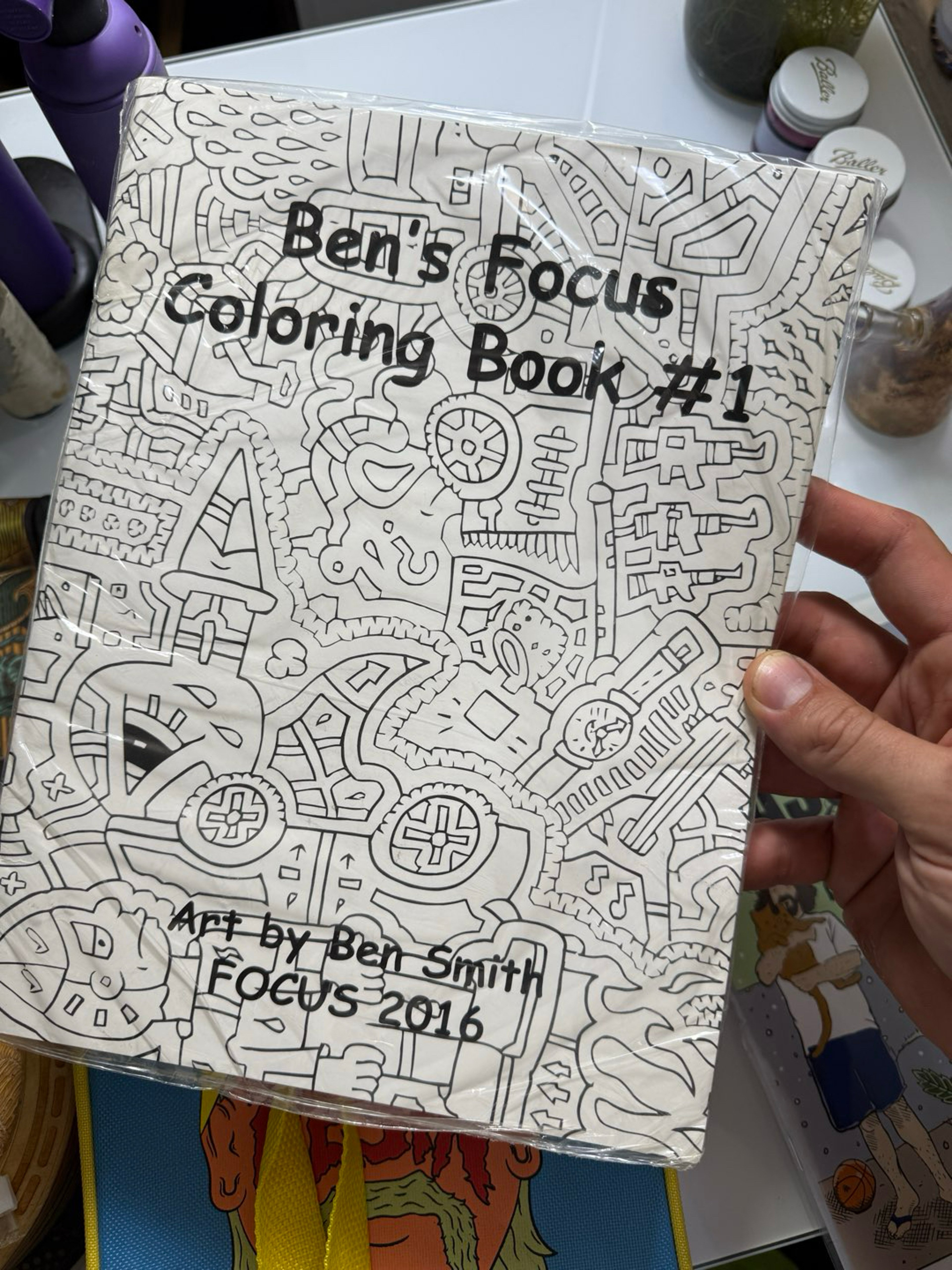 Ben Focused God Coloring Book NEW NEVER OPENED image 0