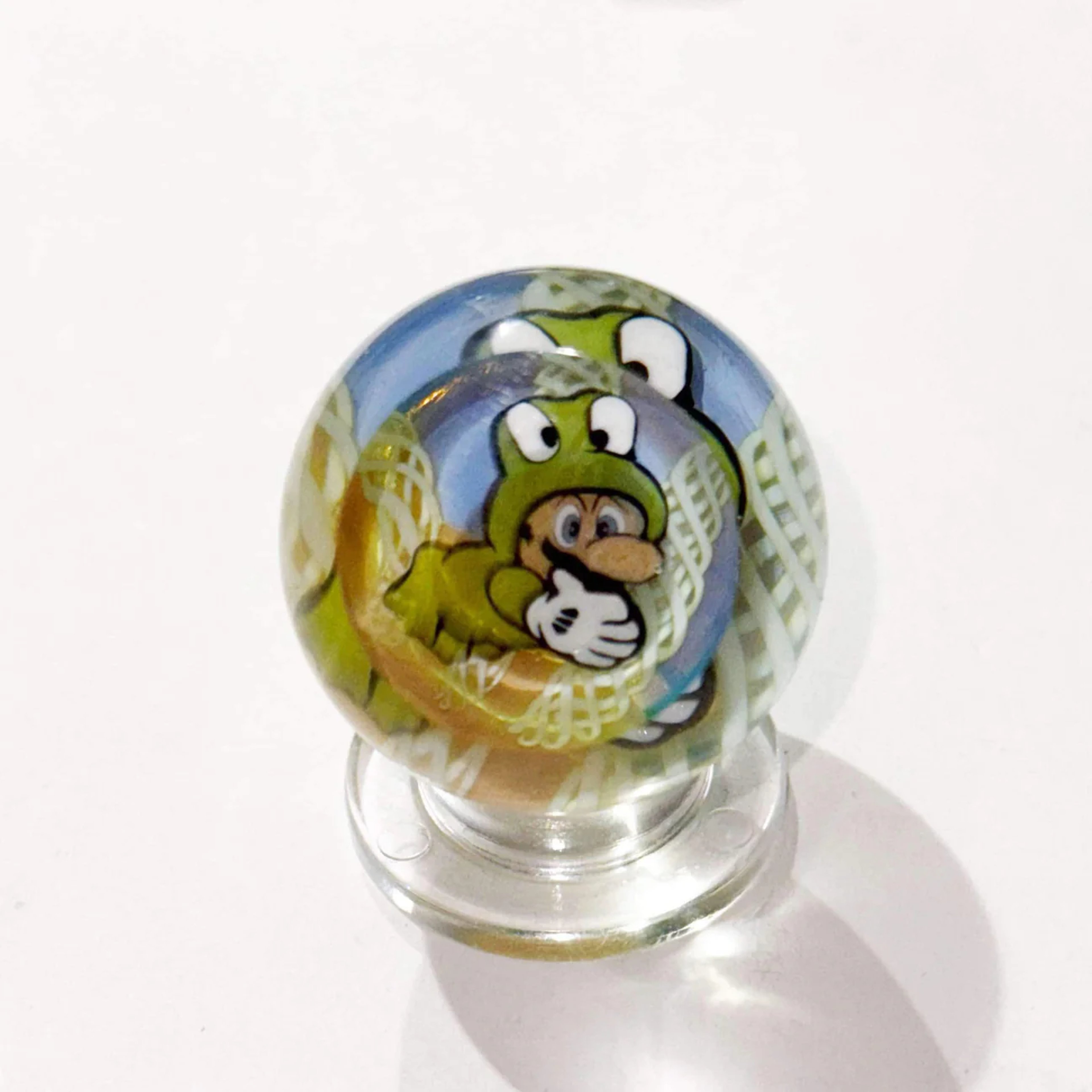 Micro’s Workshop Frog Mario Flat Top Marble image 0
