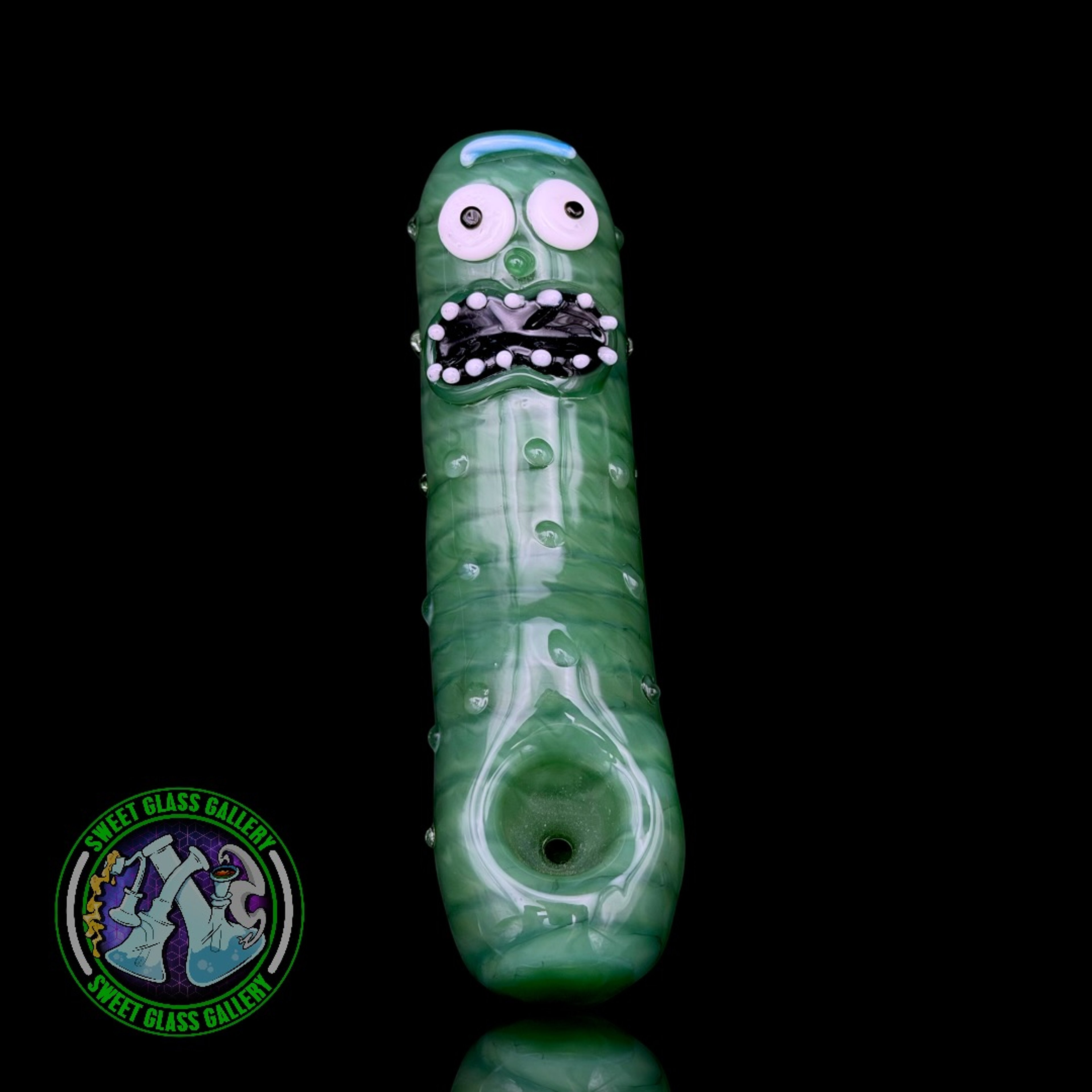 Preview pic of Empire Glassworks - Dry Pipe #6 - Pickle Rick