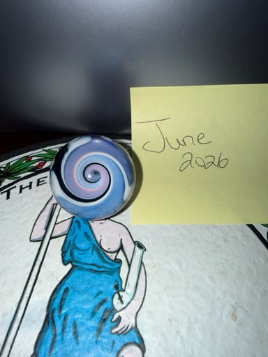 Preview pic of Sable Glass Marble Spiral Vortex