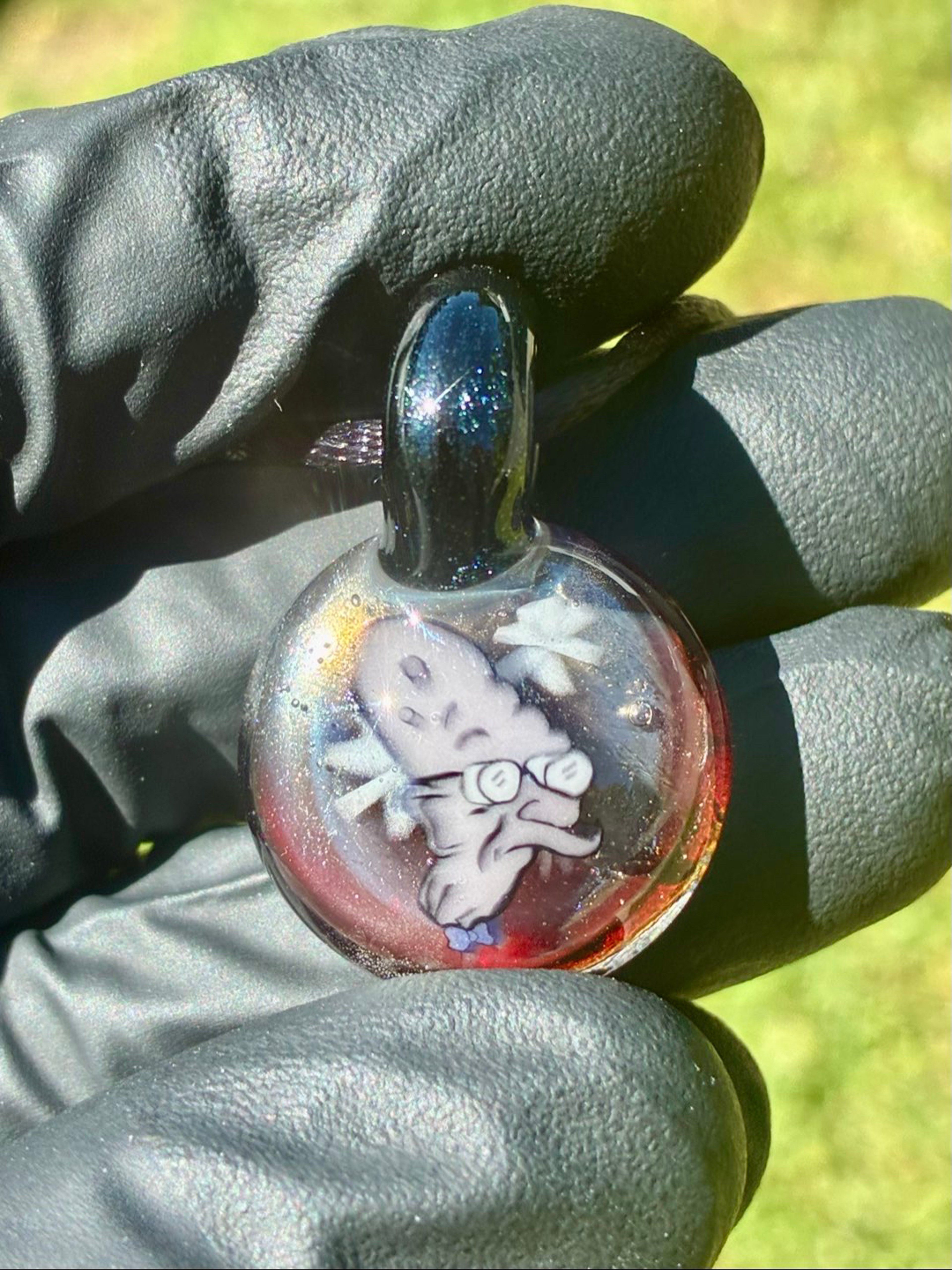 Preview pic of Professor Millie pendant with Chaka