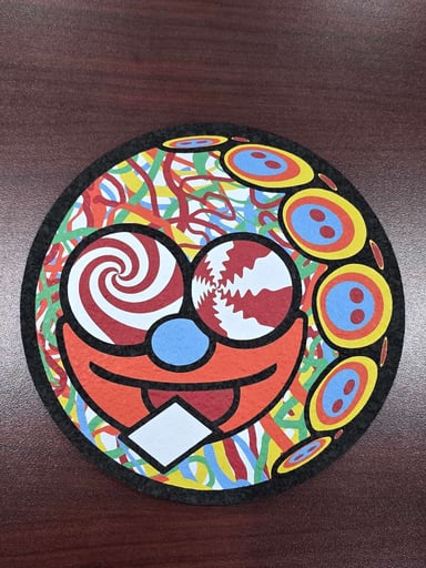 Preview pic of Mike Gong Acid Eater Moodmat With Matching Sticker