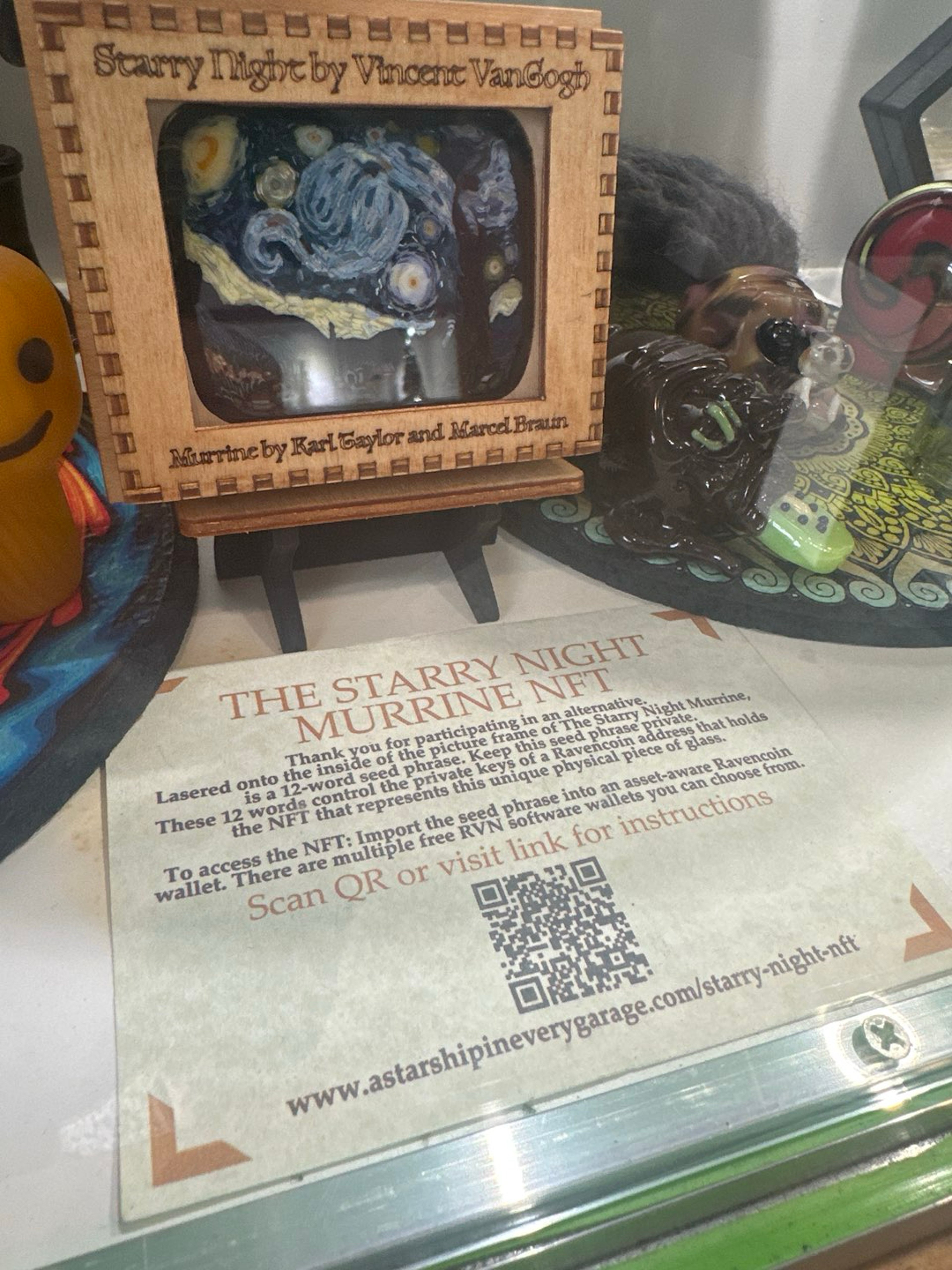 Preview pic of PROJECT 33 - "THE STARRY NIGHT" (V1R1P-10) FRAMED MURRINE IMAGE 2022