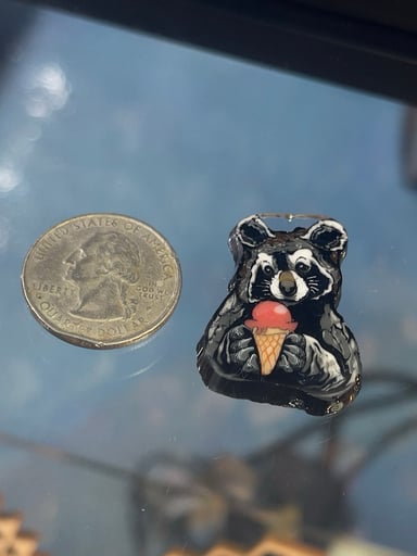 Preview pic of Stephen Boehme Raccoon Murrine
