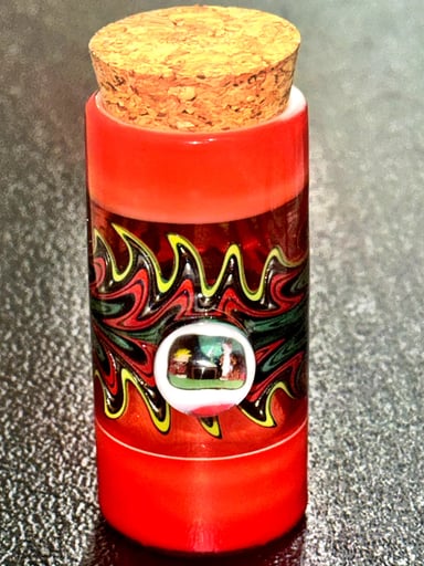 Preview pic of Keys Glass Calvin & Hobbes Dnail Jar