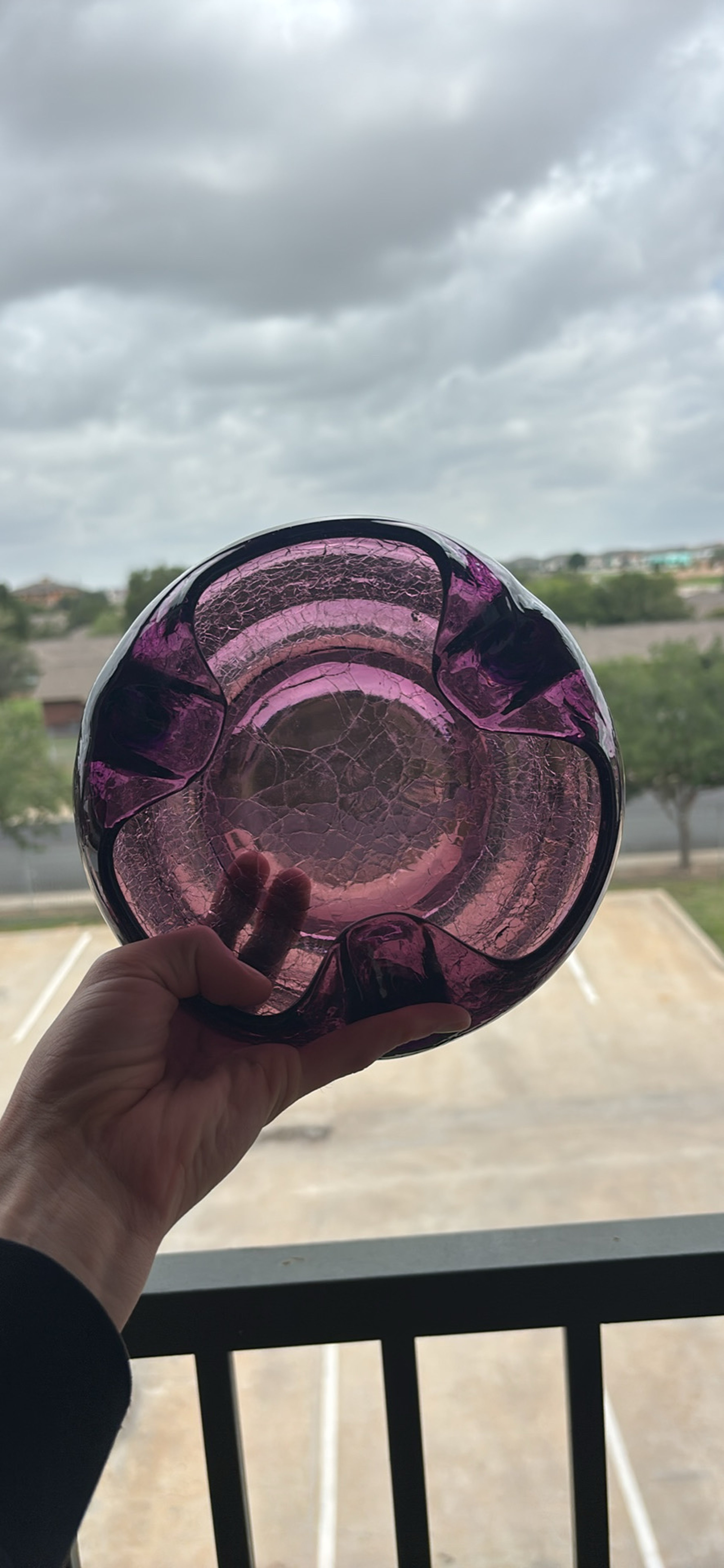 Preview pic of Vintage Viking Glass Ashtray