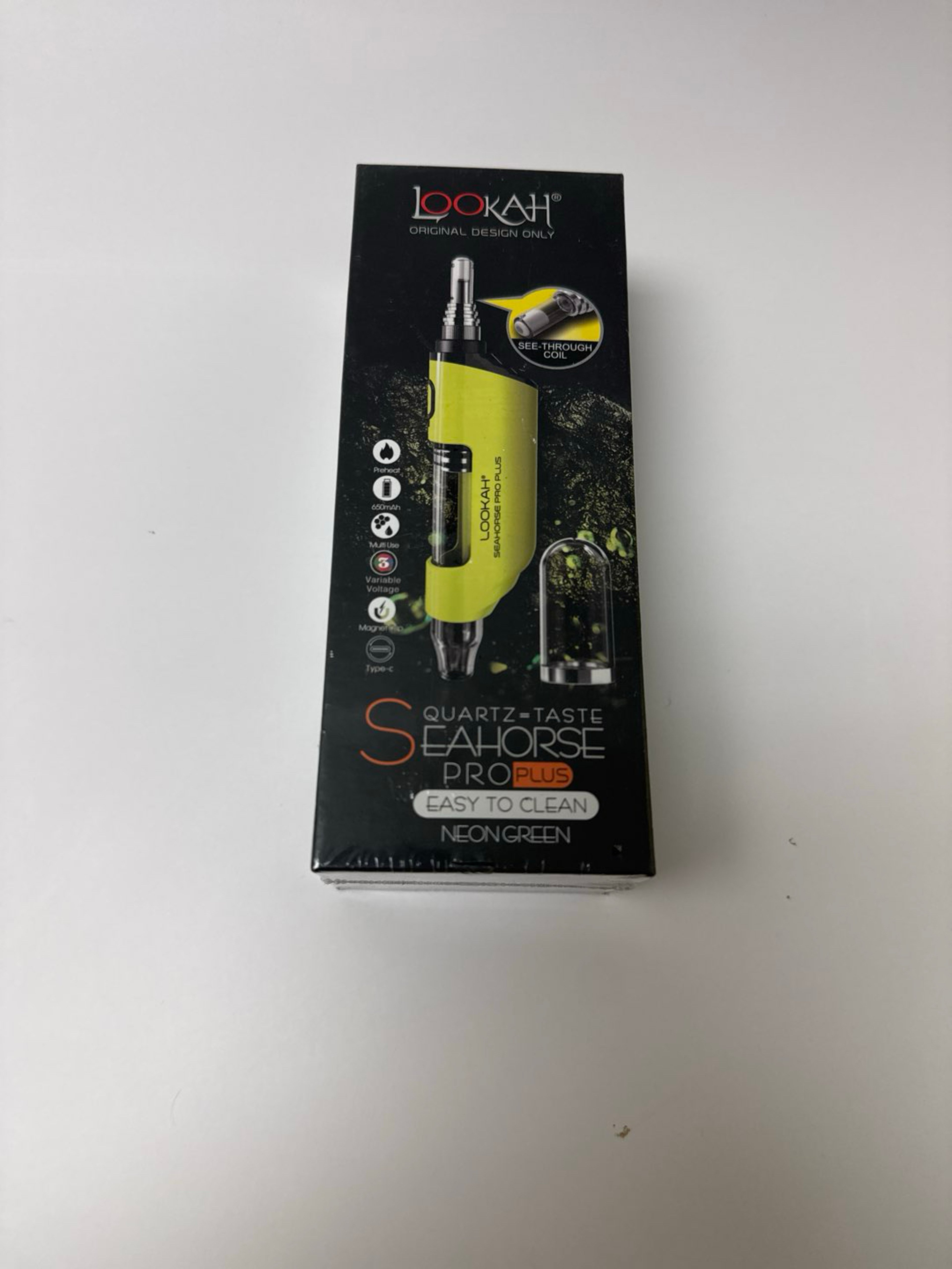 Preview pic of Lookah , Quartz Seahorse Pro Plus - Neon Green, brand new !