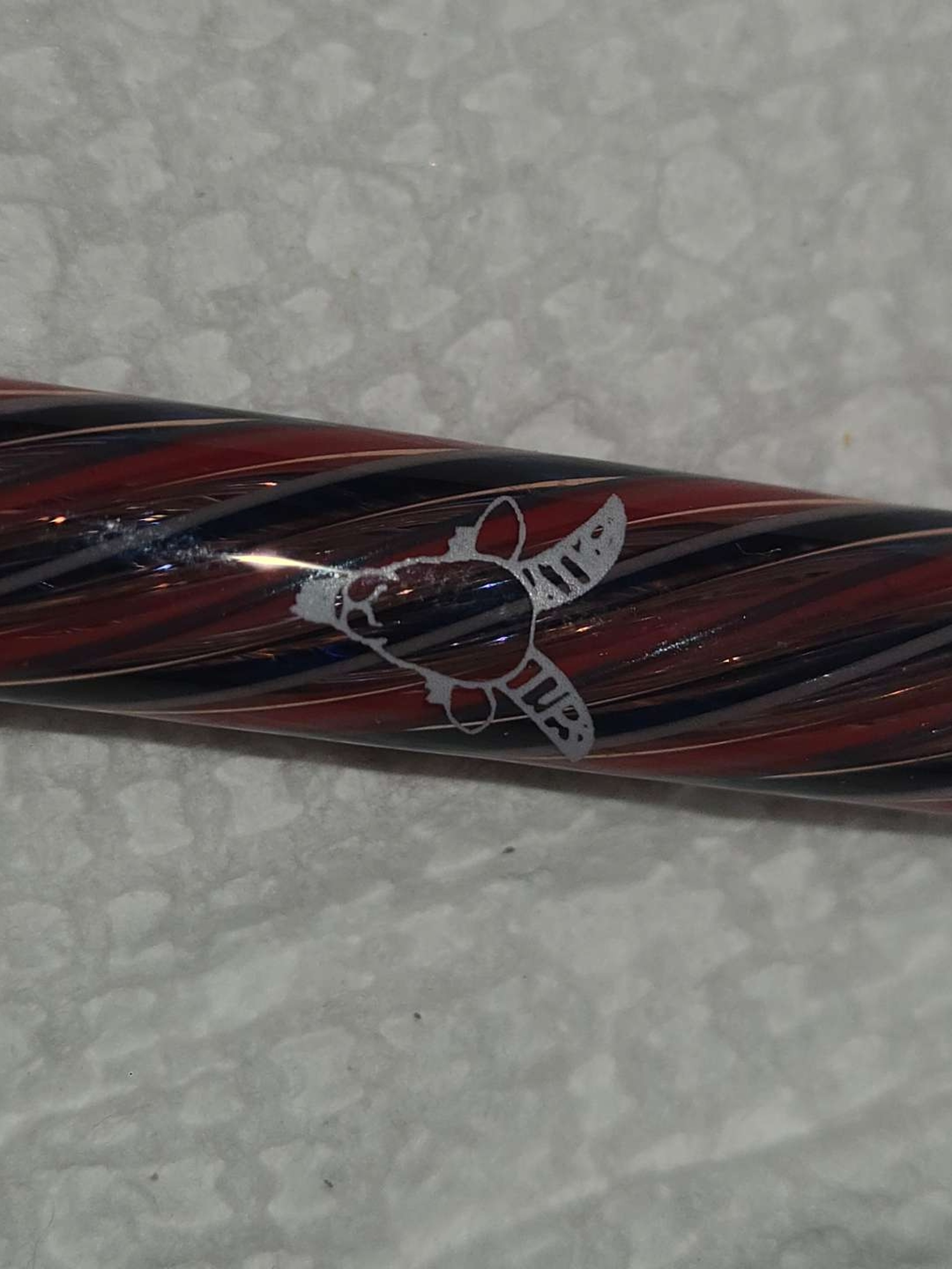 Preview pic of 9mm XT Long Strange Trip  glass tip from Rolll with the Goat