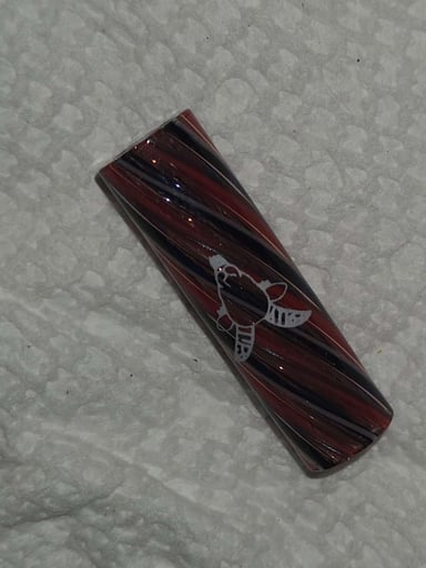 Preview pic of 9mm XT Long Strange Trip  glass tip from Rolll with the Goat
