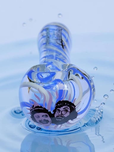Preview pic of Purple Cheech & Chong Dry Spoon Up in Smoke