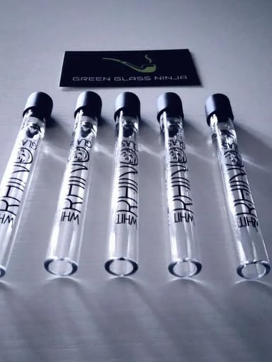 Preview pic of 5 pcs White Rhino Chillum & Cap