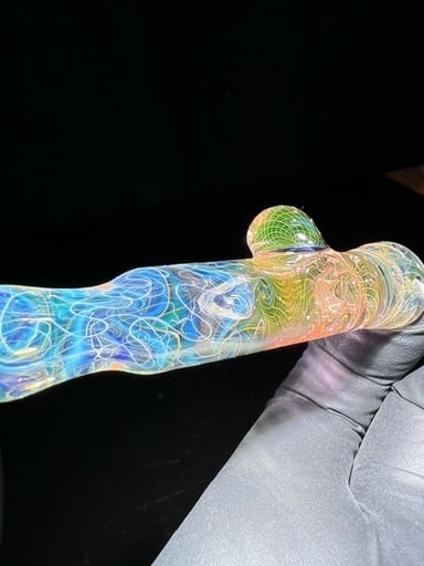 Preview pic of Royal Glass Chillum *Never Used*