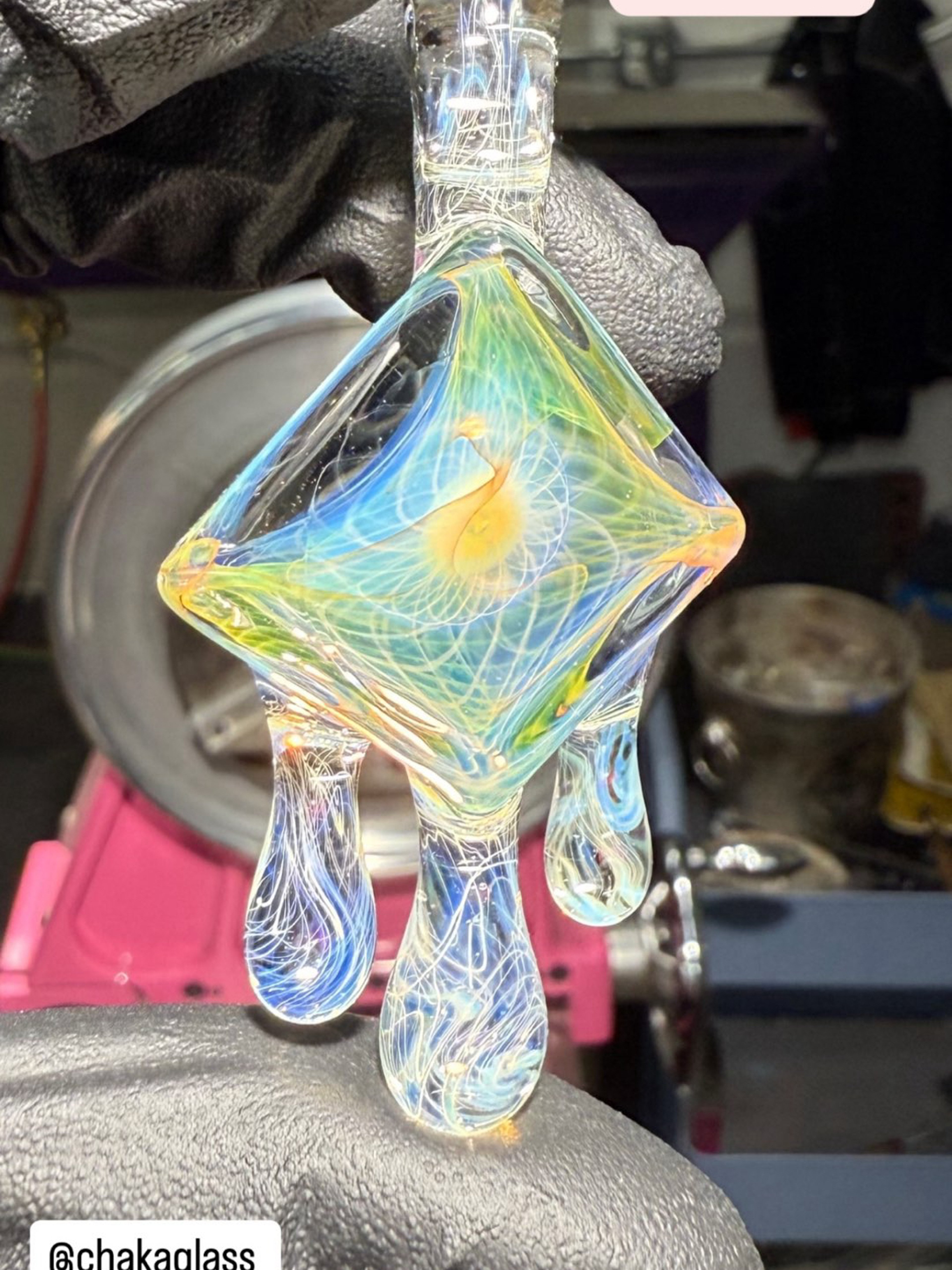 Preview pic of Brick Glass  x Chaka Glass Pendant