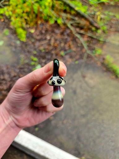 Preview pic of HotHead Glass Mushroom Pendant