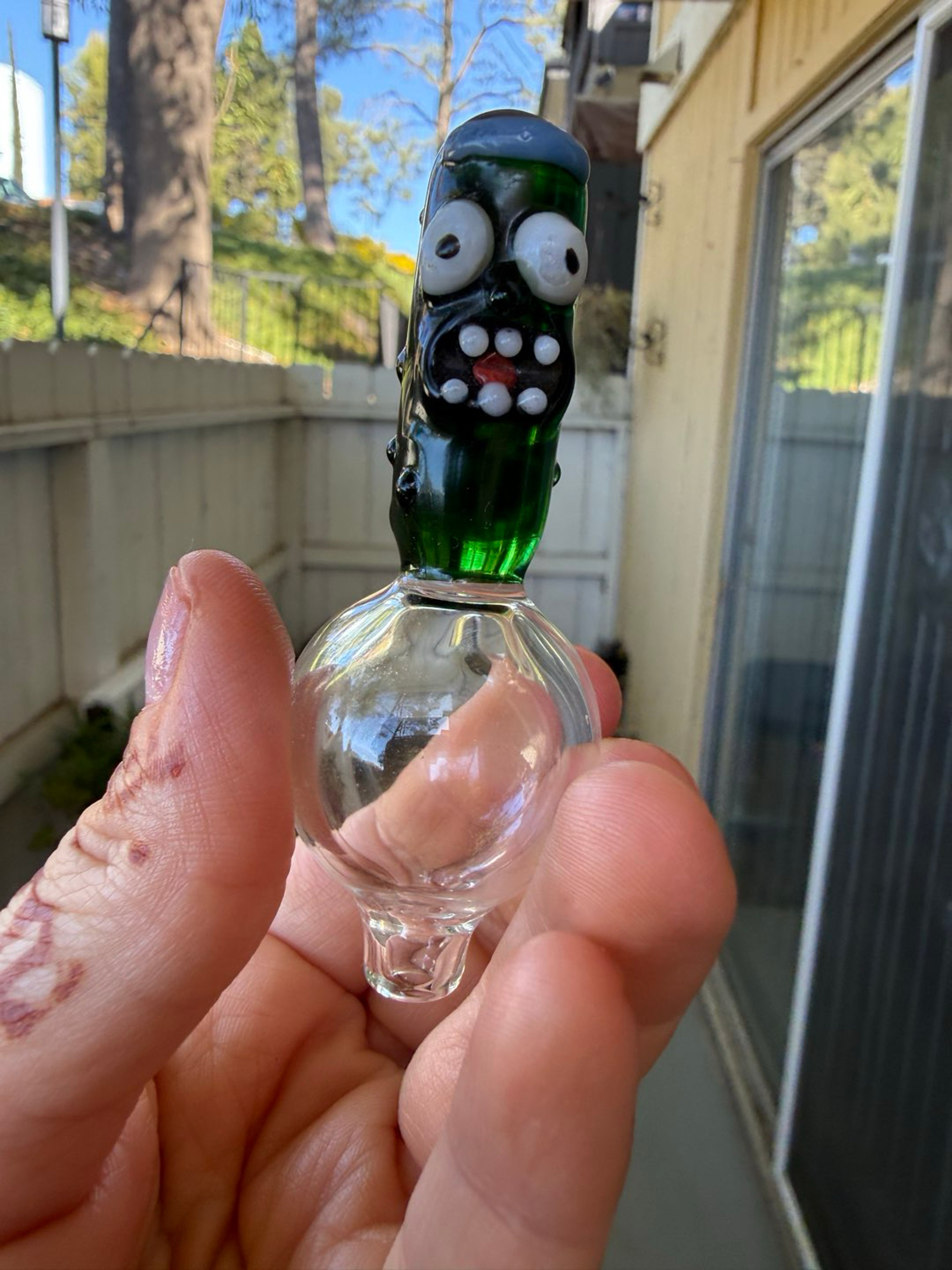 Preview pic of Crazy Pickle Rick carb Cap