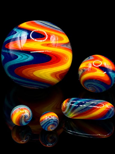 Preview pic of Wig Wag Marble Set – 5 Piece Terp Pearl & Pillar Set
