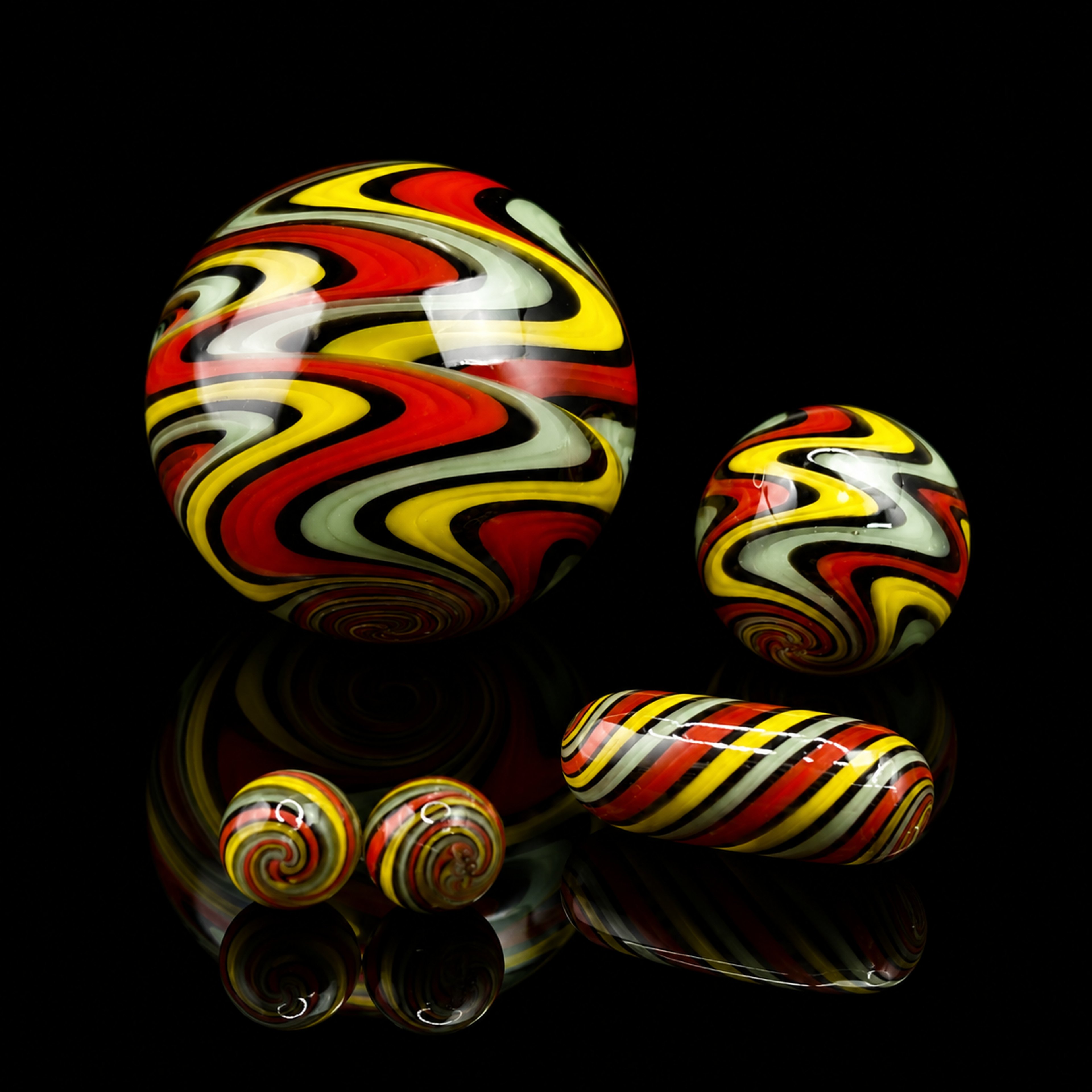 Preview pic of Wig Wag Marble Set – 5 Piece Terp Pearl & Pillar Set