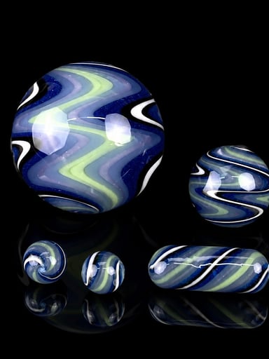 Preview pic of Wig Wag Marble Set – 5 Piece Terp Pearl & Pillar Set