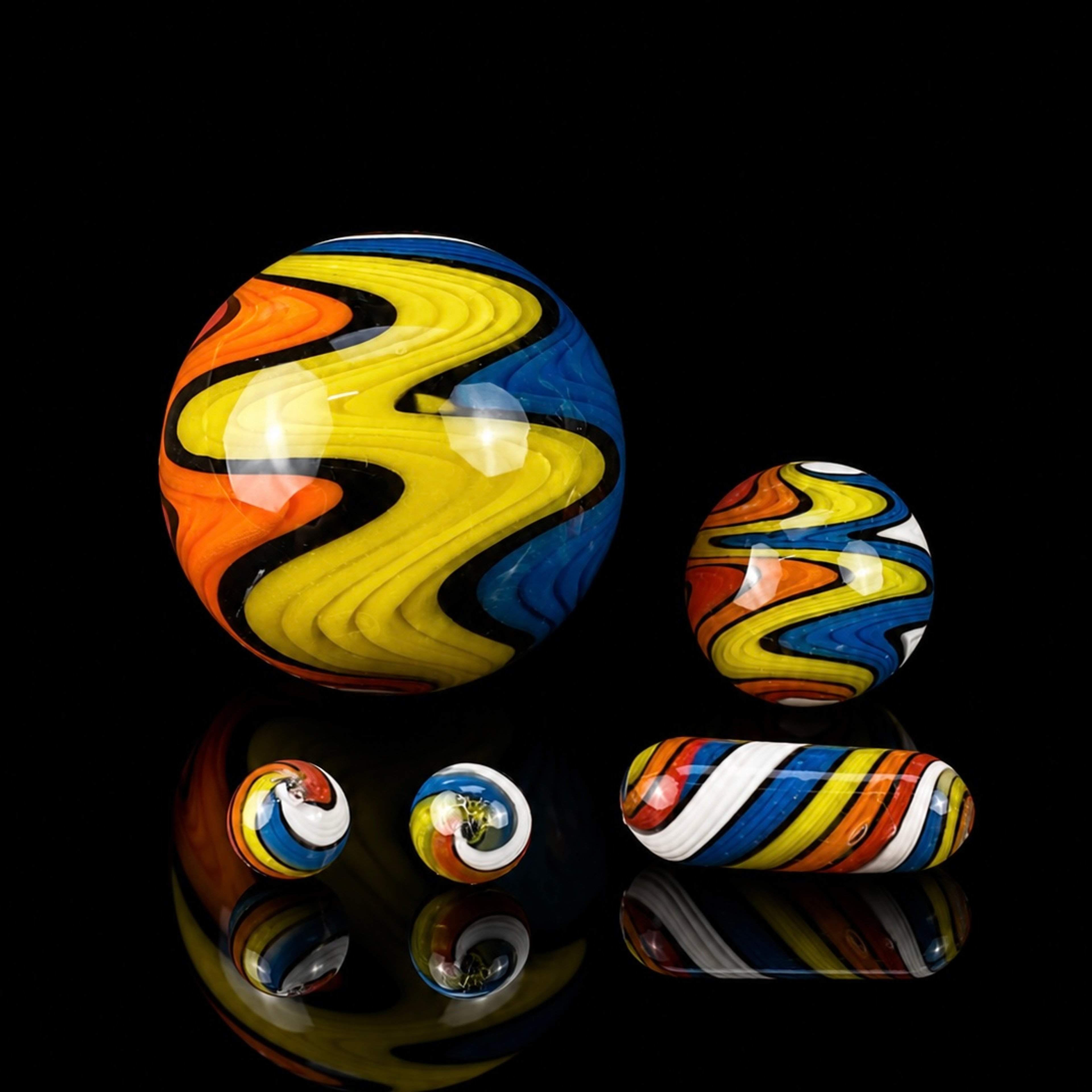 Preview pic of Wig Wag Marble Set – 5 Piece Terp Pearl & Pillar Set