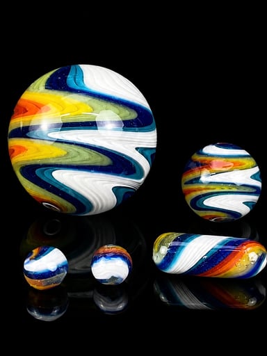 Preview pic of Wig Wag Marble Set – 5 Piece Terp Pearl & Pillar Set