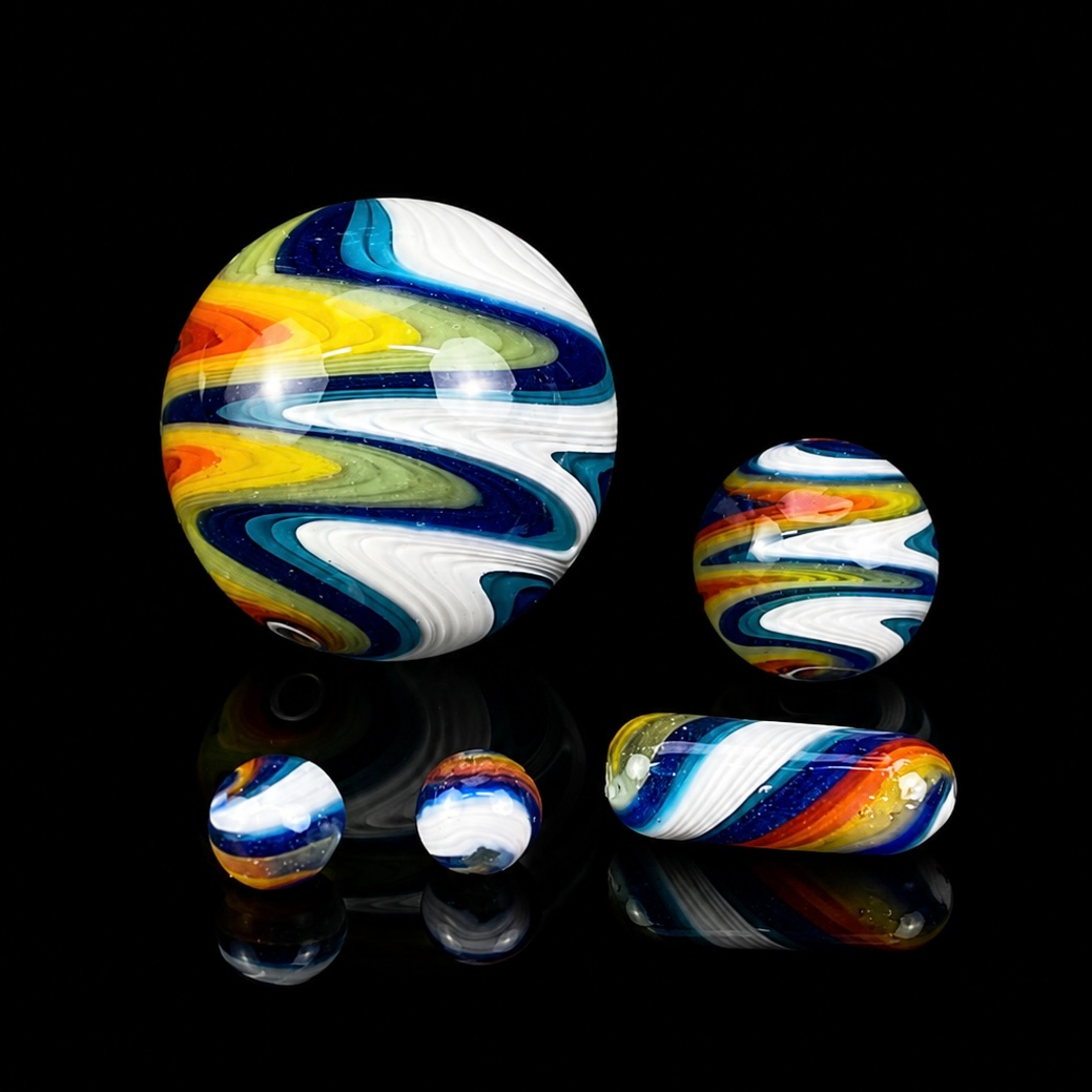 Preview pic of Wig Wag Marble Set – 5 Piece Terp Pearl & Pillar Set