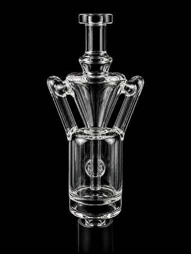 Preview pic of Clear Recycler Top Attachment For Puffco Pivot