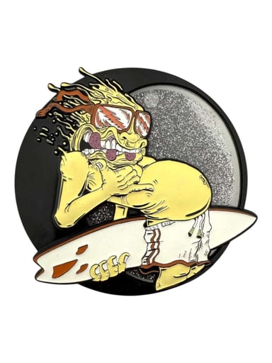 Preview pic of Aaron Brooks x Ground Score "Hang 10" Pin