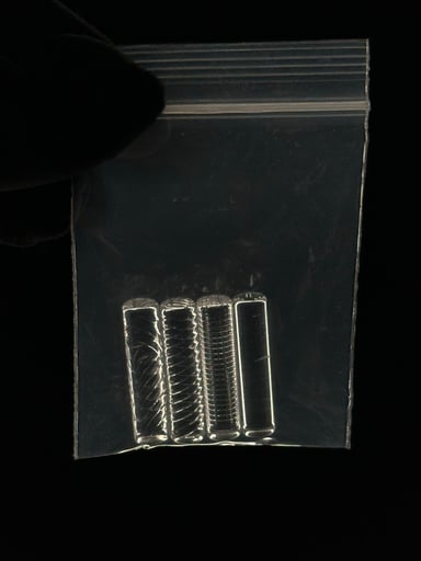 Preview pic of Small Quartz Pillar 4 Pack