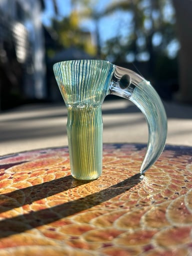 Preview pic of Steve Slide FW straight lined tube sleeved over clear carved rick moss