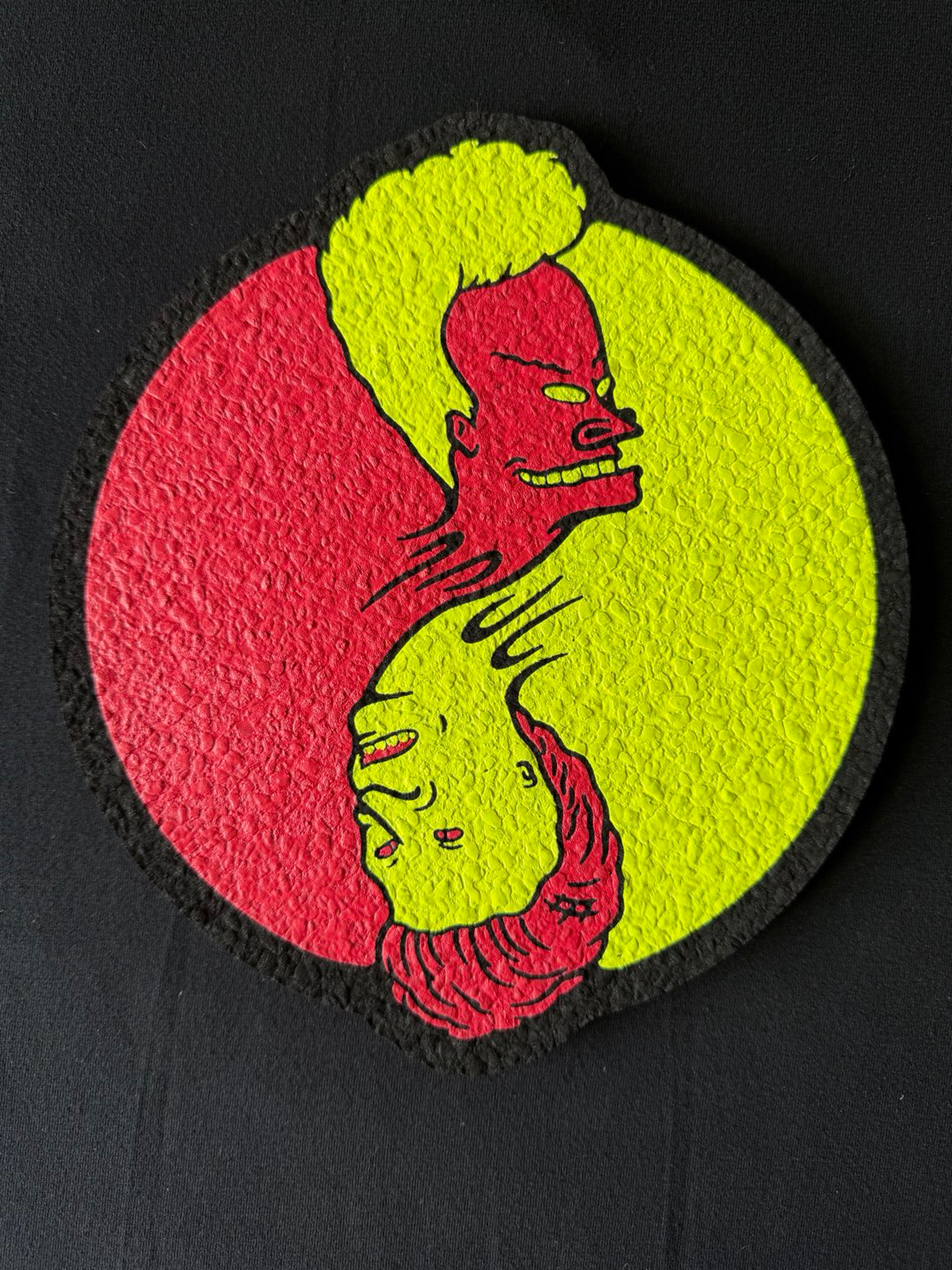 Preview pic of Beavis and Butthead inspired Ying Yang Red/Yellow