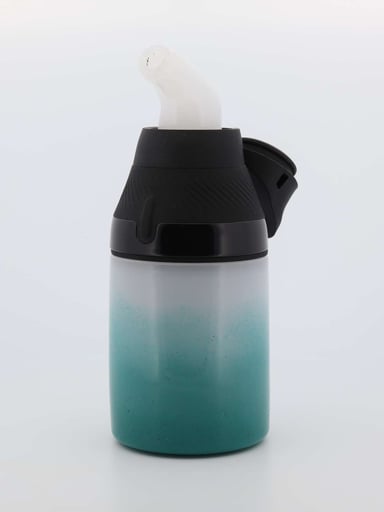 Preview pic of White & Teal Frit “Tanks & Snorkel” Set for Puffco Proxy Core