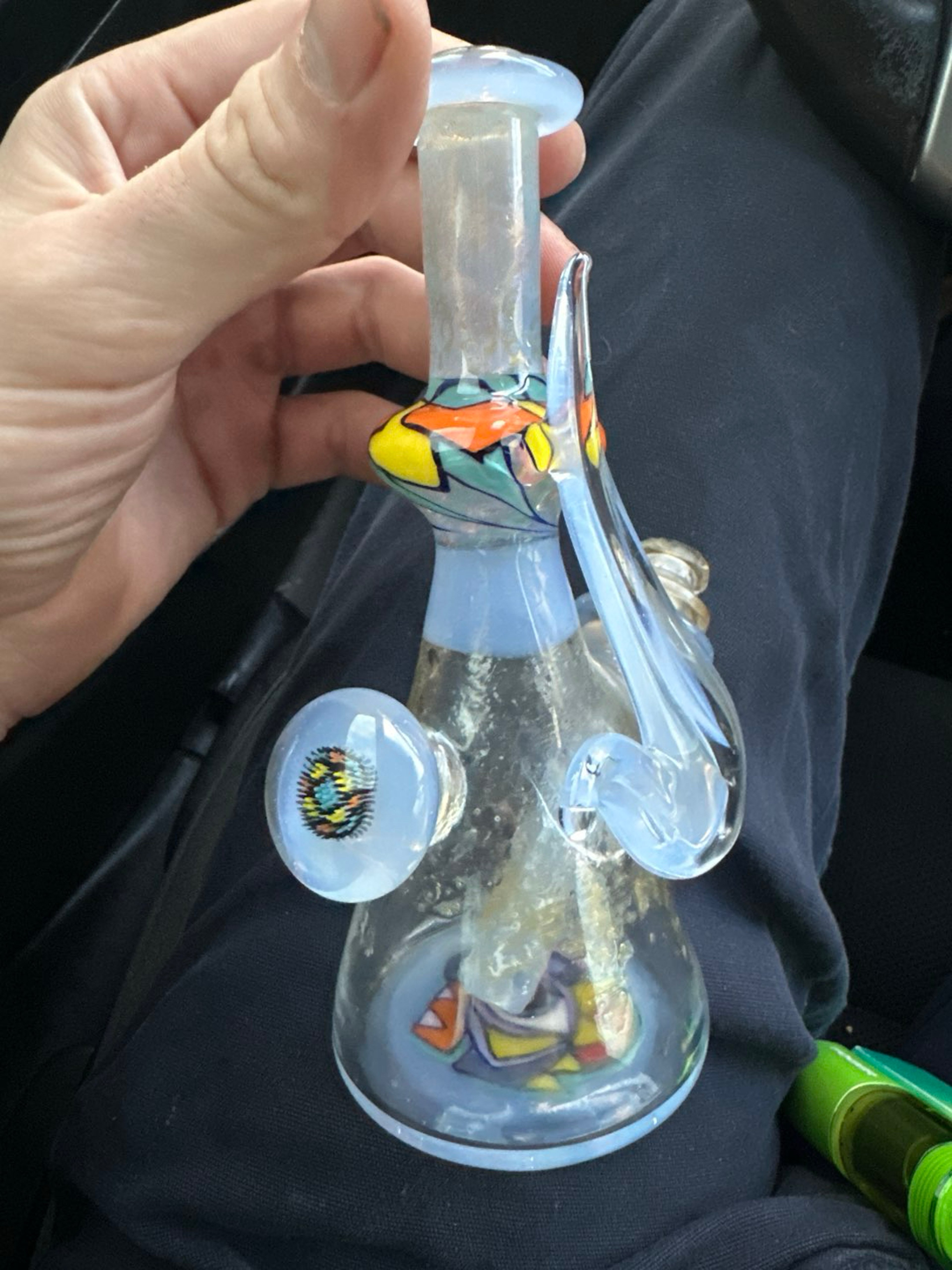 Bennie glass psychedelic eye flip tube + DABRITE PRO & extras image 0
