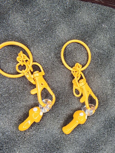 Preview pic of Orange mushy keychains