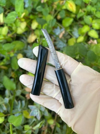 Preview pic of Damascus mini katana dab tool ❗️