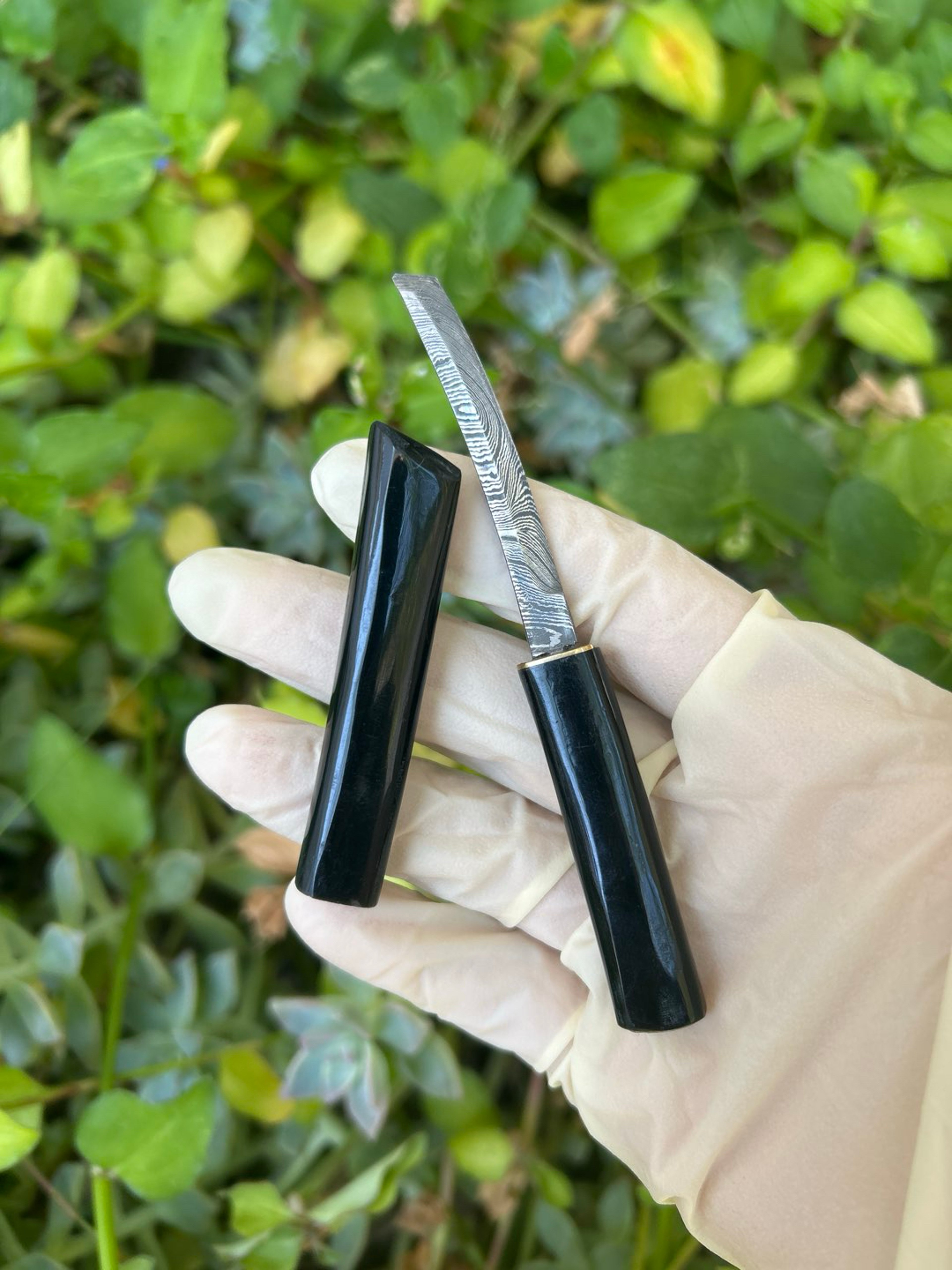 Preview pic of Damascus mini katana dab tool ❗️