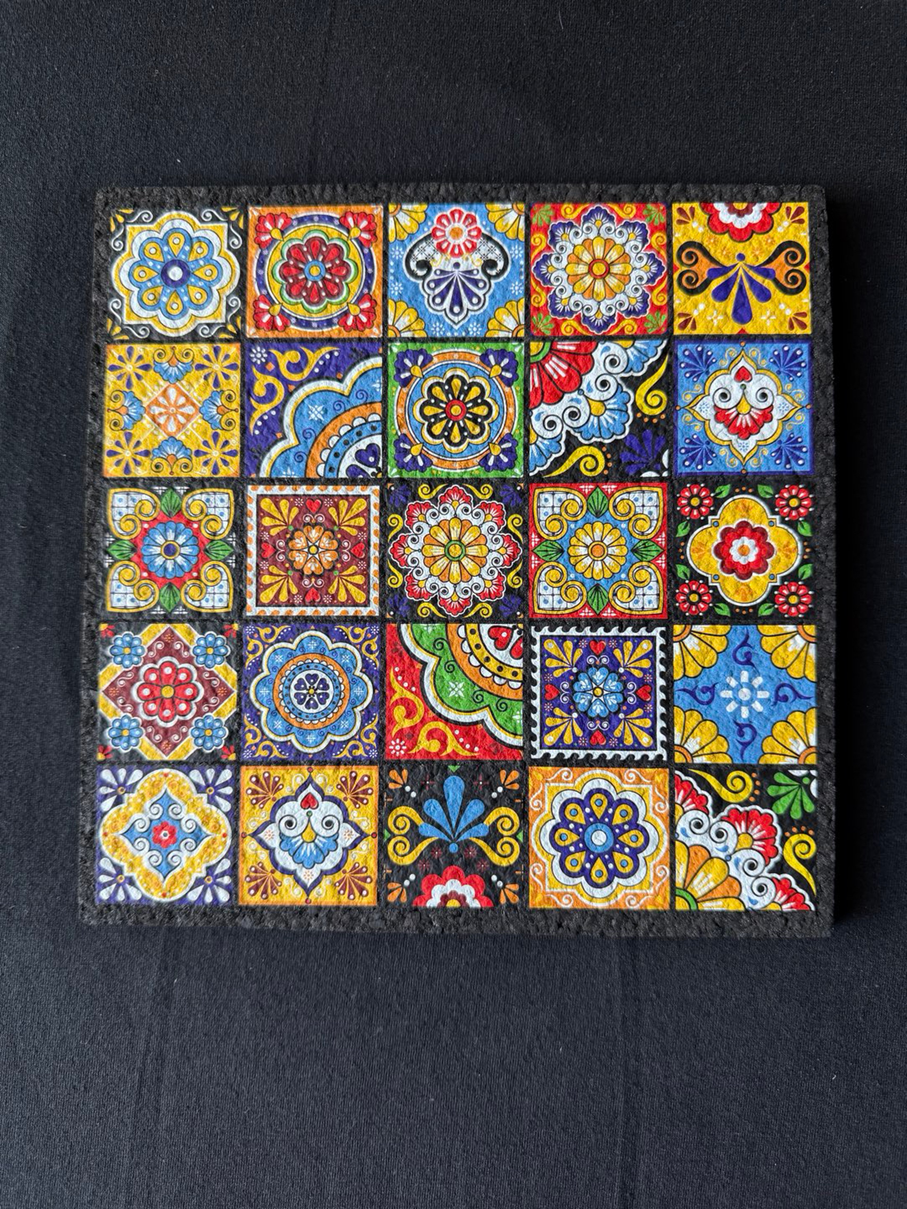 Preview pic of 8” Spanish Tile Design