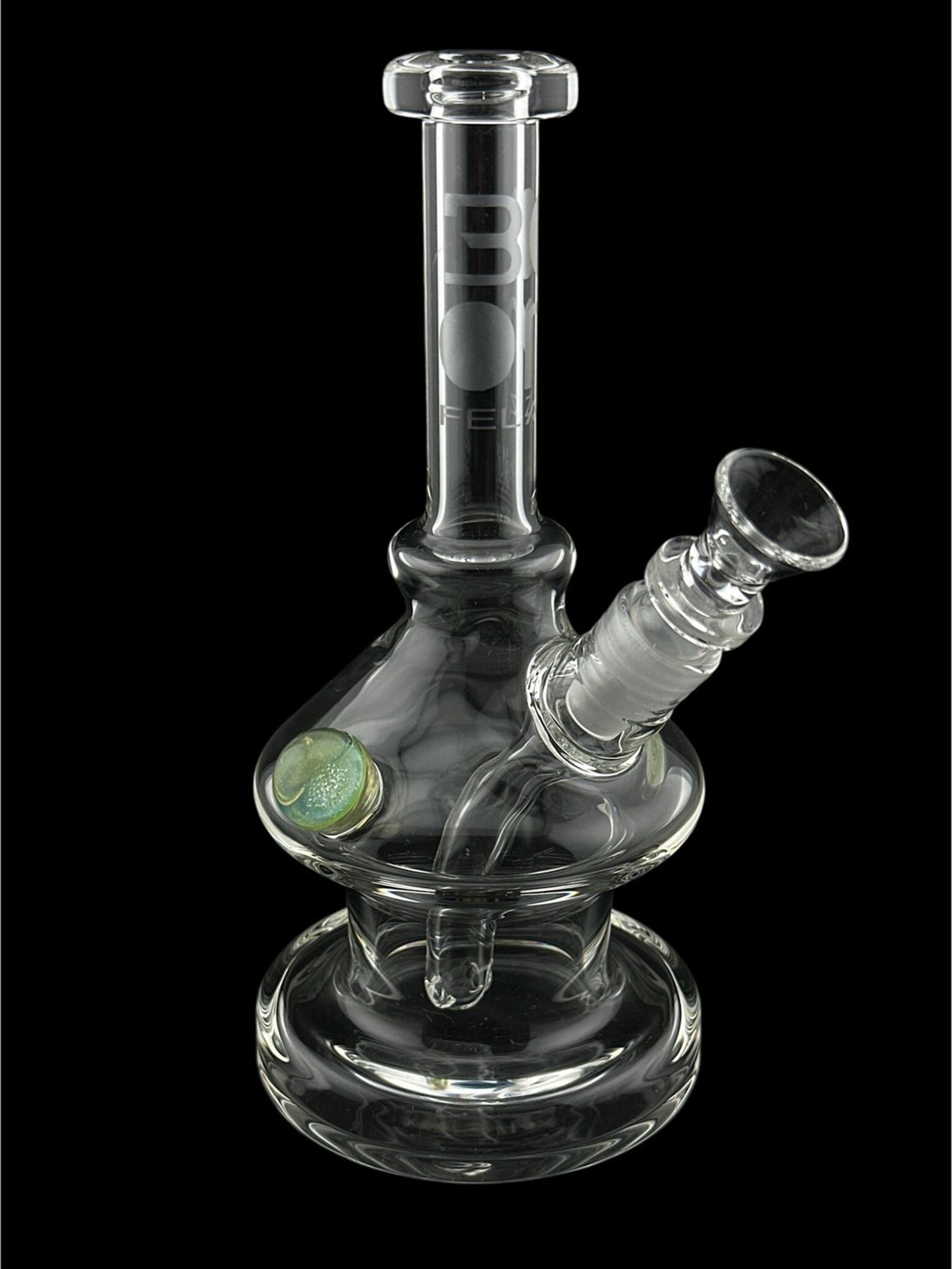Brand New Boom Mini Hourglass Beaker Fixed With Green Marble image 0