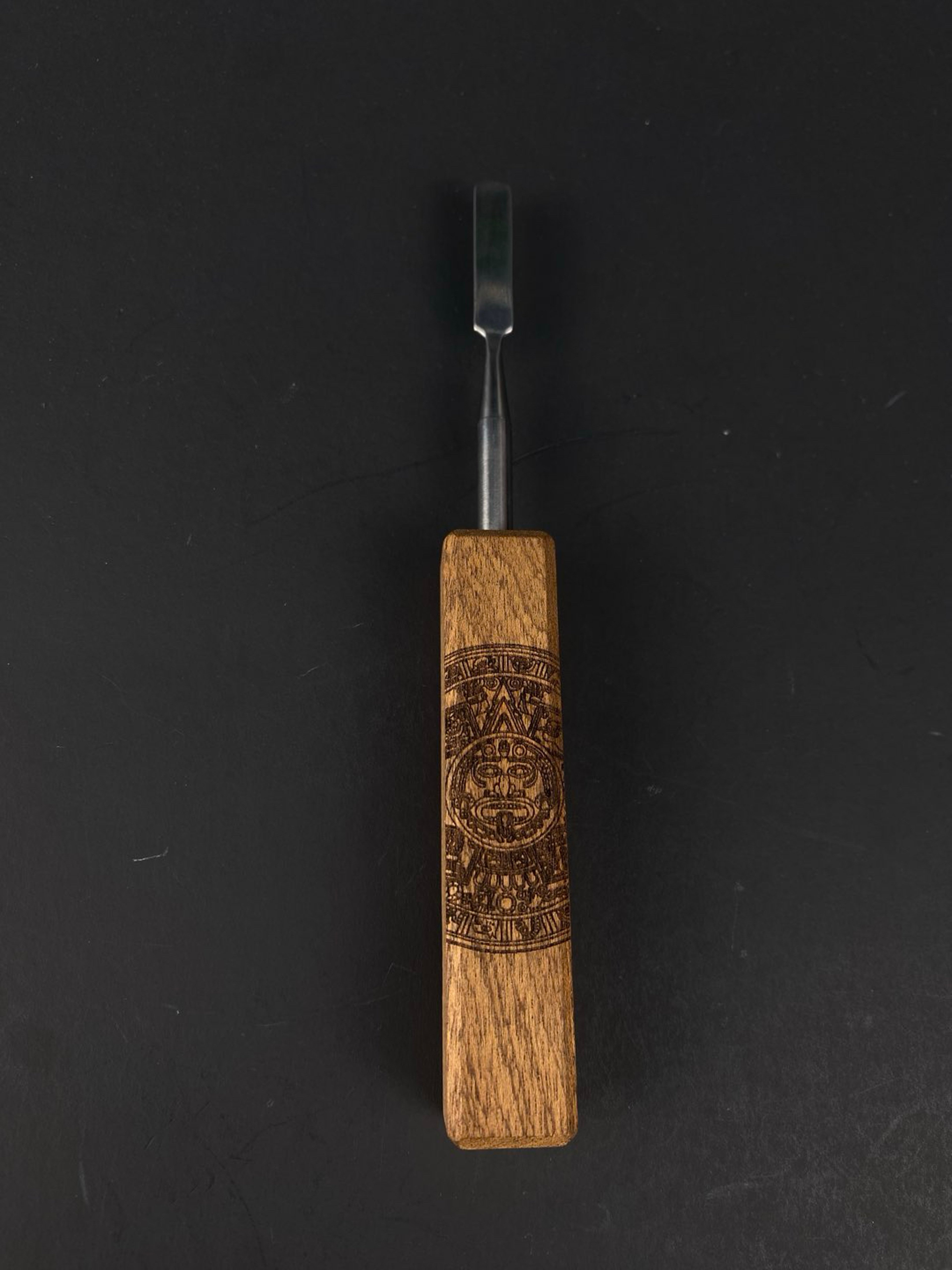 Aztec Calendar Premium Wood Dab Tool image 0