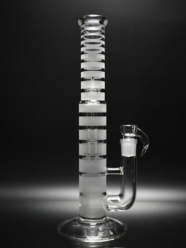 Preview pic of Pawn (Shorty4) Clear Sanblasted - Gline 9.5mm 6cut up grid