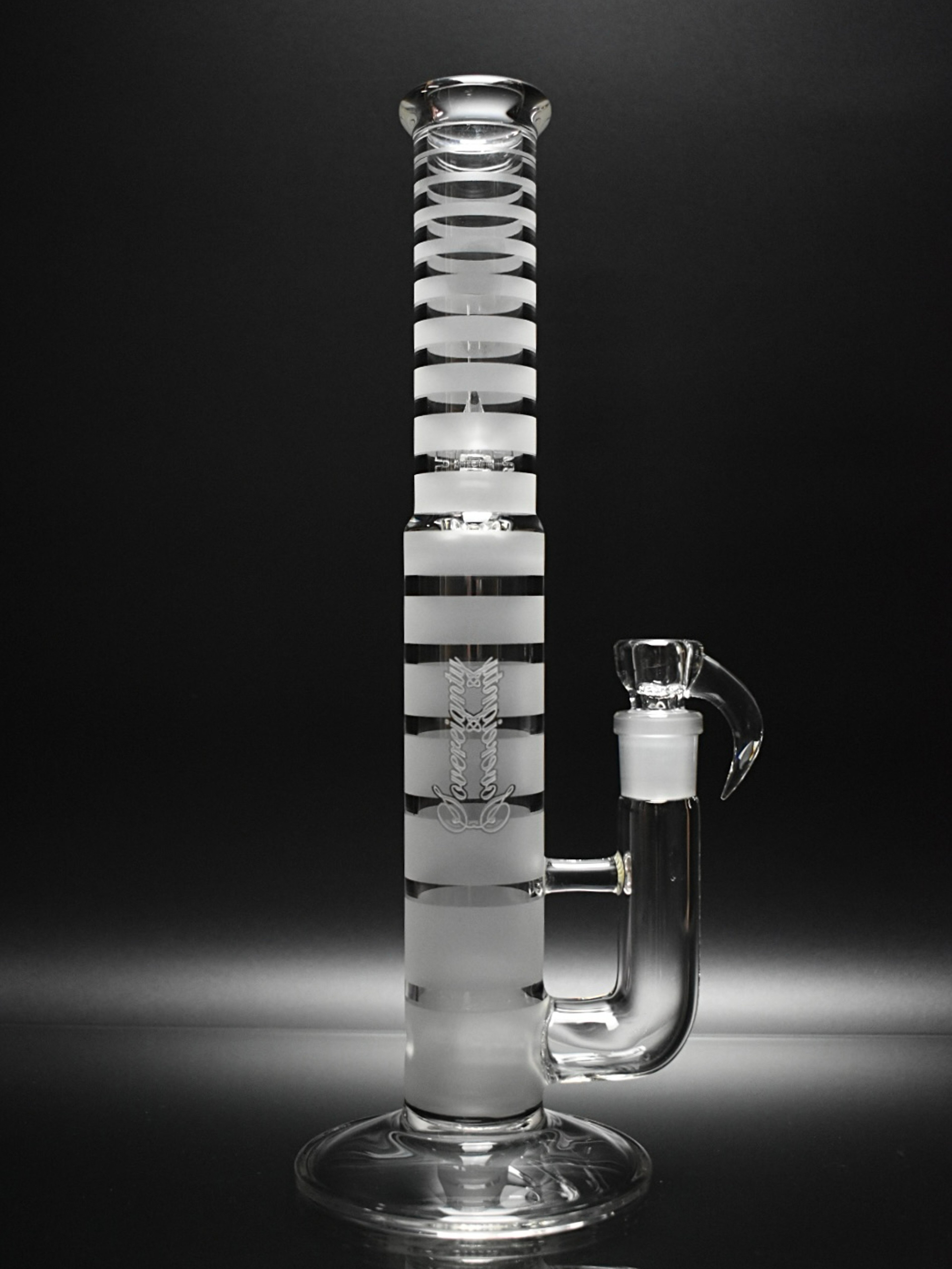 Pawn (Shorty4) Clear Sanblasted - Gline 9.5mm 6cut up grid image 0