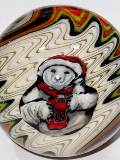 Preview pic of Coca-Cola Polar Bear Christmas Marble