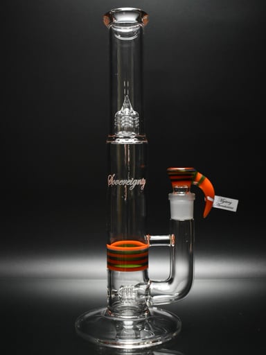 Preview pic of Pawn (Shorty4) C - Mini 3 line tube reduction with encalmo band and matching FA Slide
