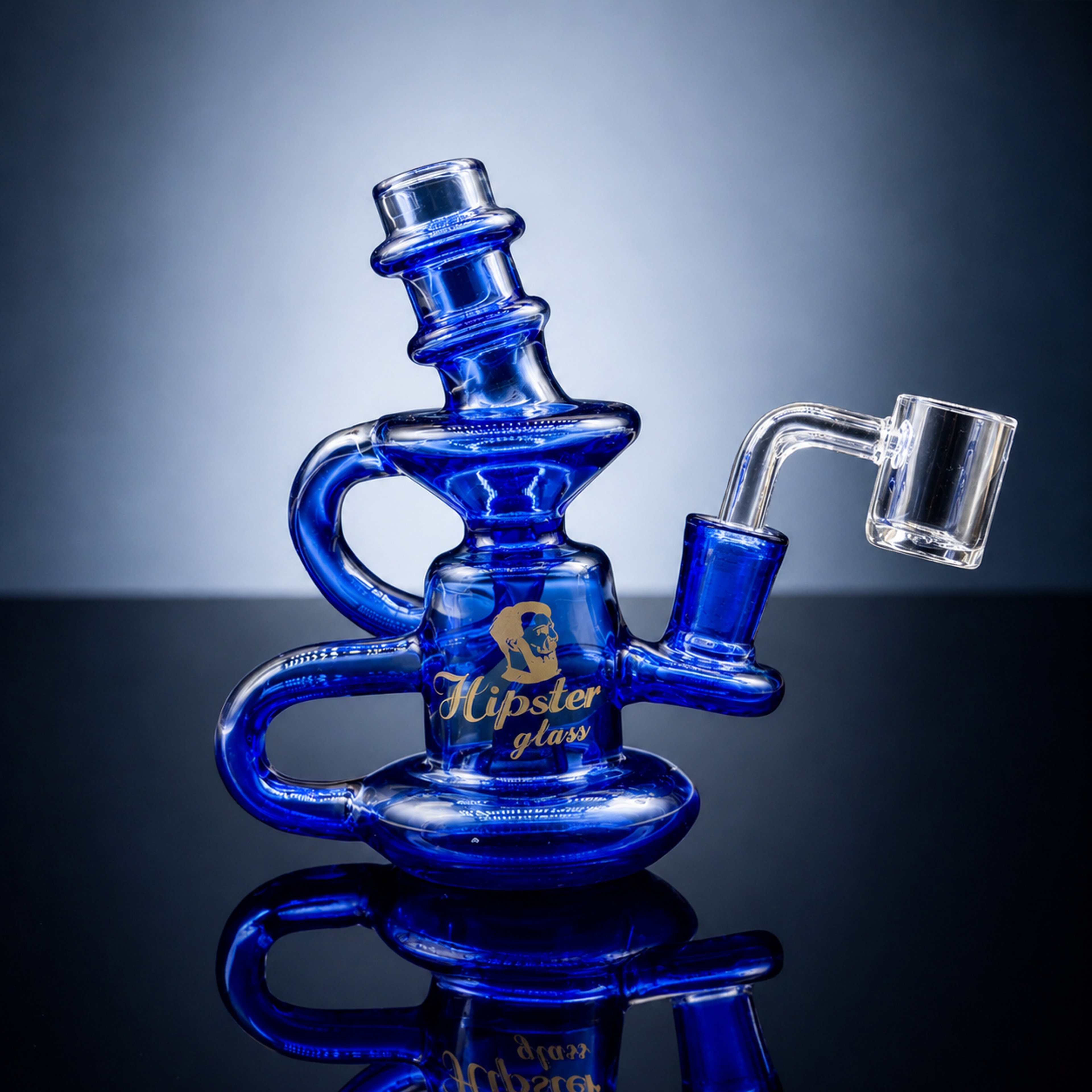 Preview pic of Colorful Mini Recycler Rig 6"